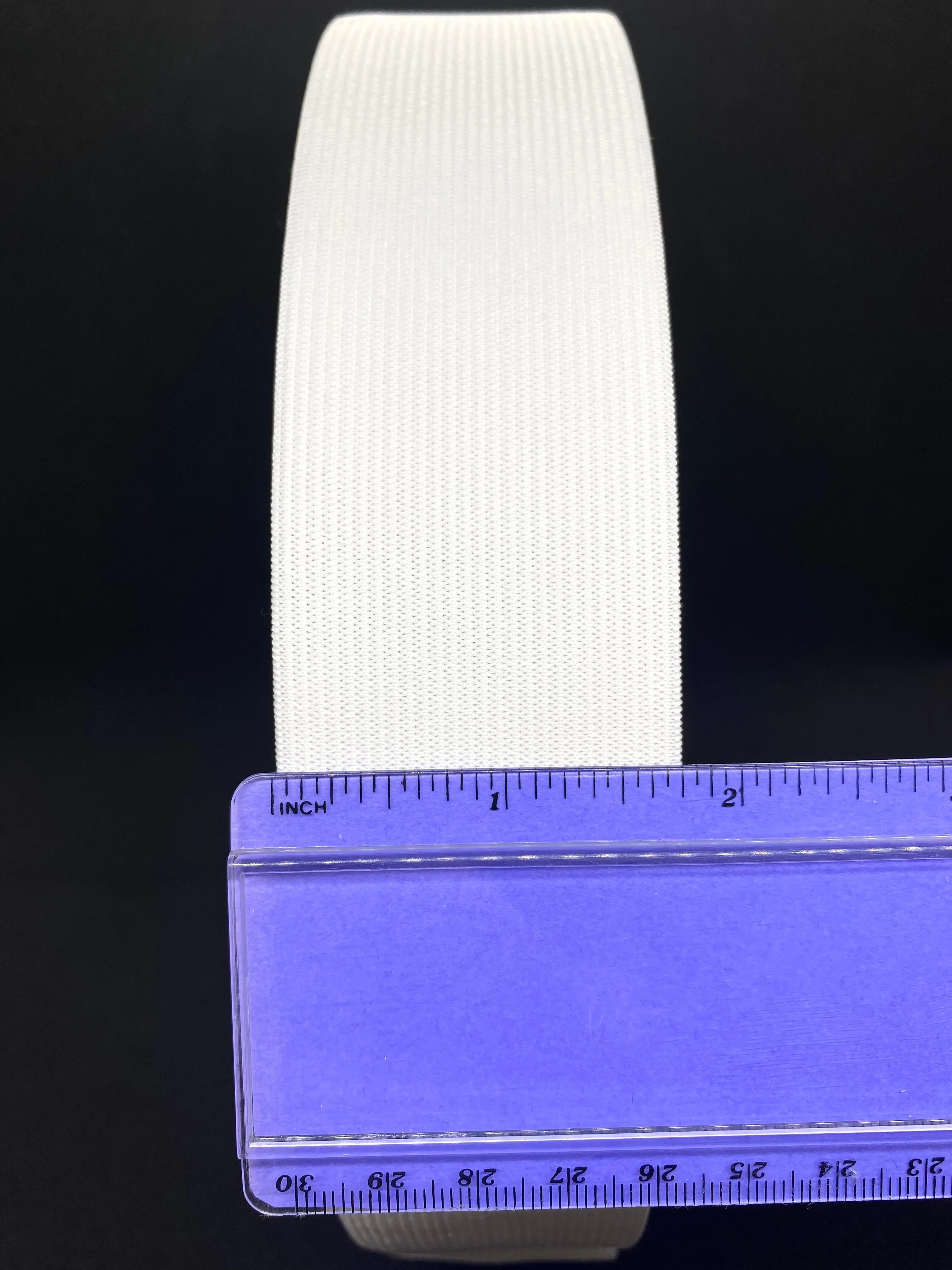 1 3/4" White Knitted Elastic