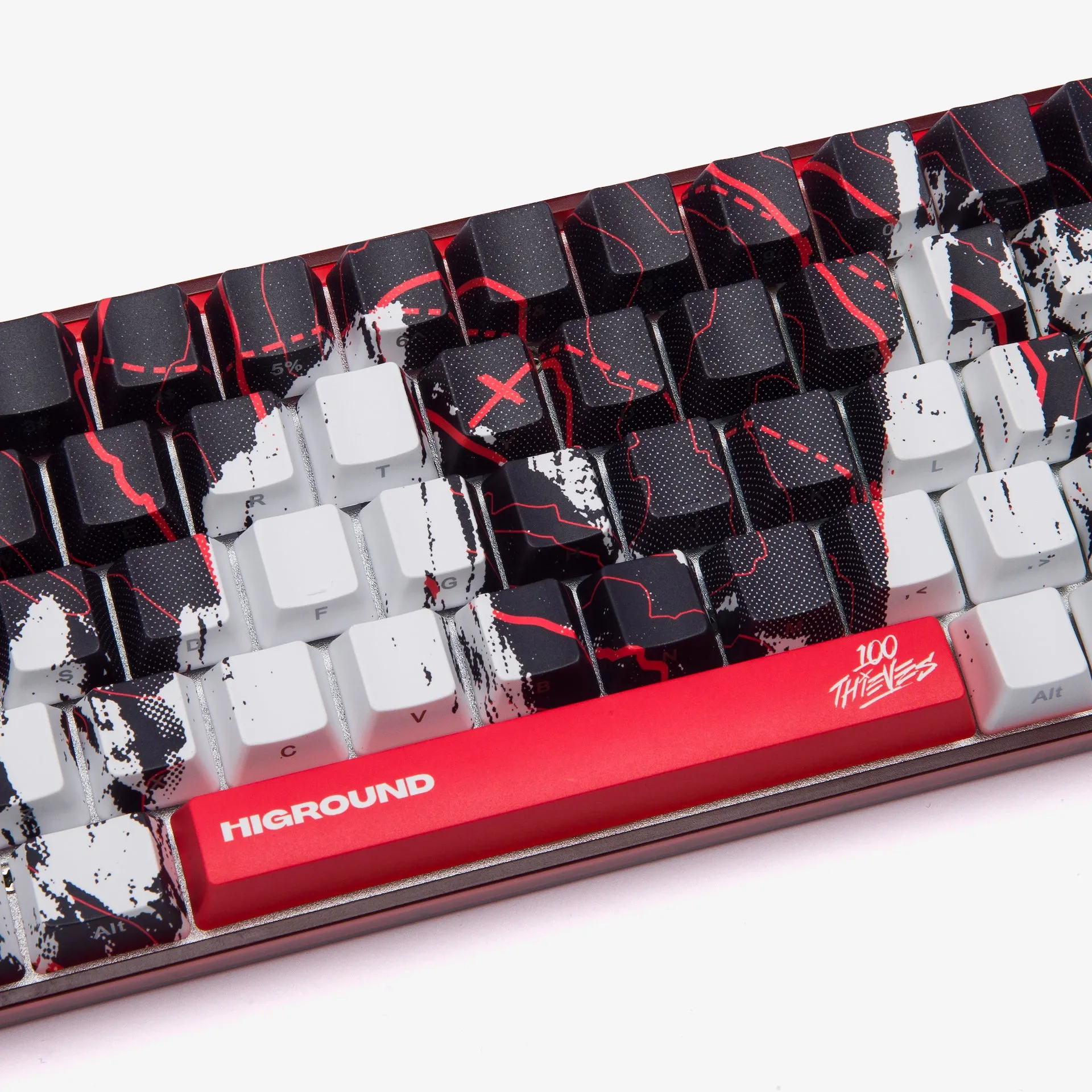 100T x HG 68 Keycaps Set - Onyx
