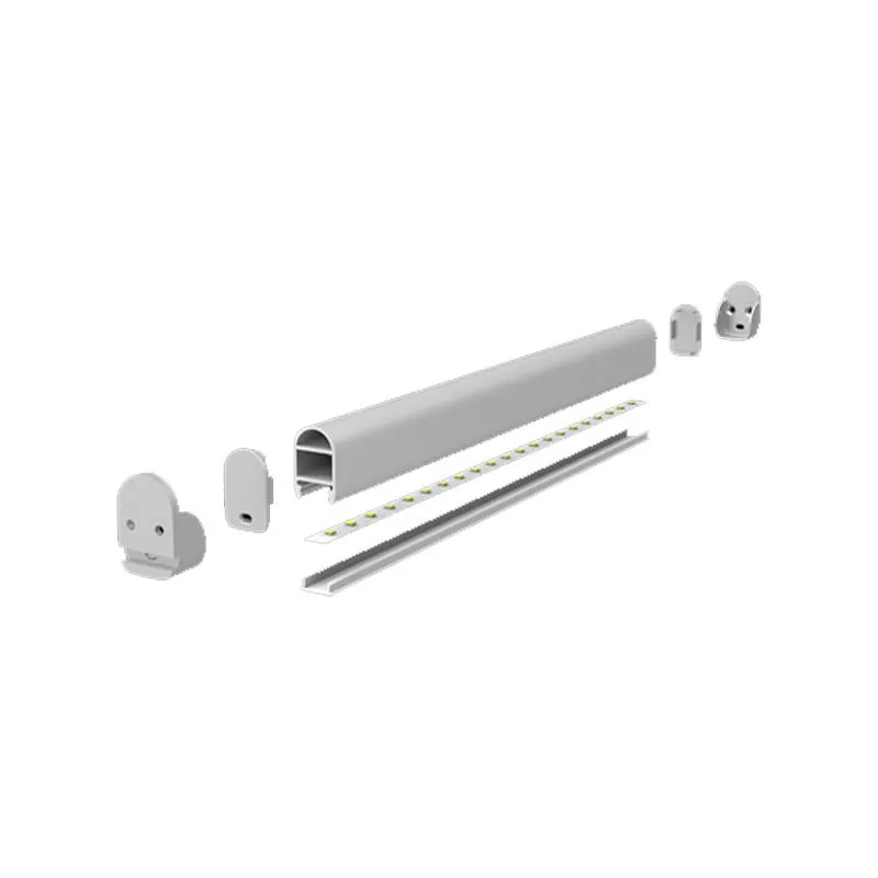 19mm x 30mm Silver Wardrobe Hanger LED Aluminium Profile Havit Lighting - HV9692-1930
