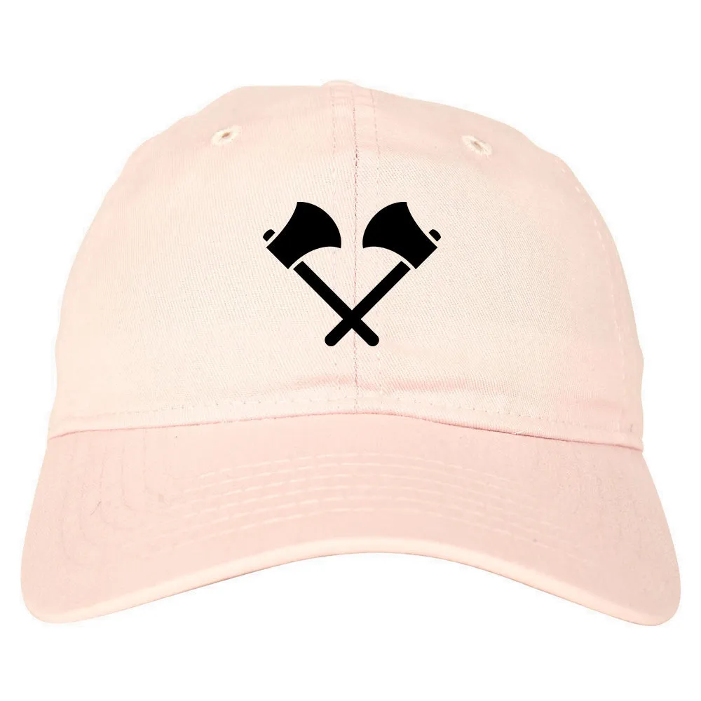 2 Ax Fireman Logo Mens Dad Hat Baseball Cap