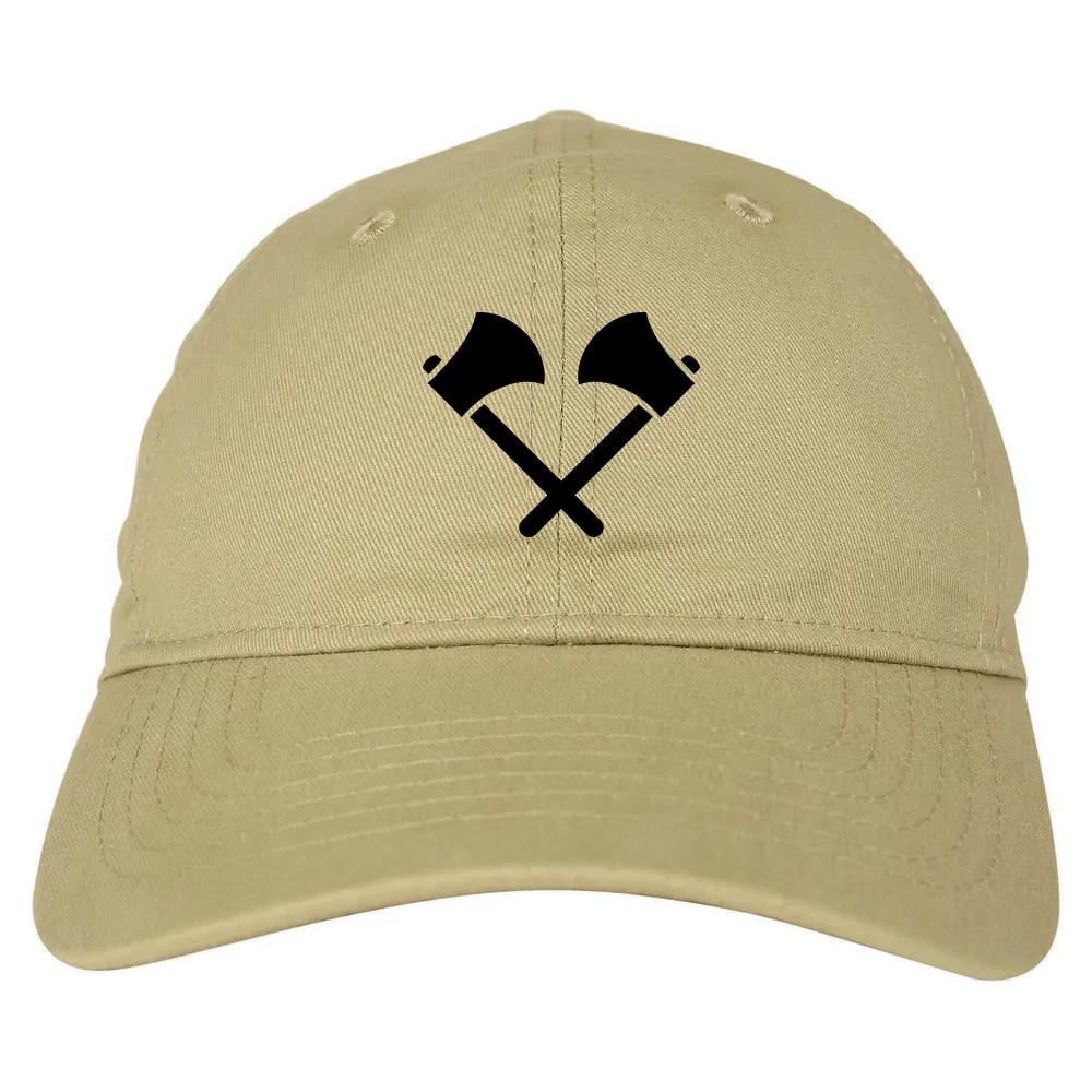 2 Ax Fireman Logo Mens Dad Hat Baseball Cap