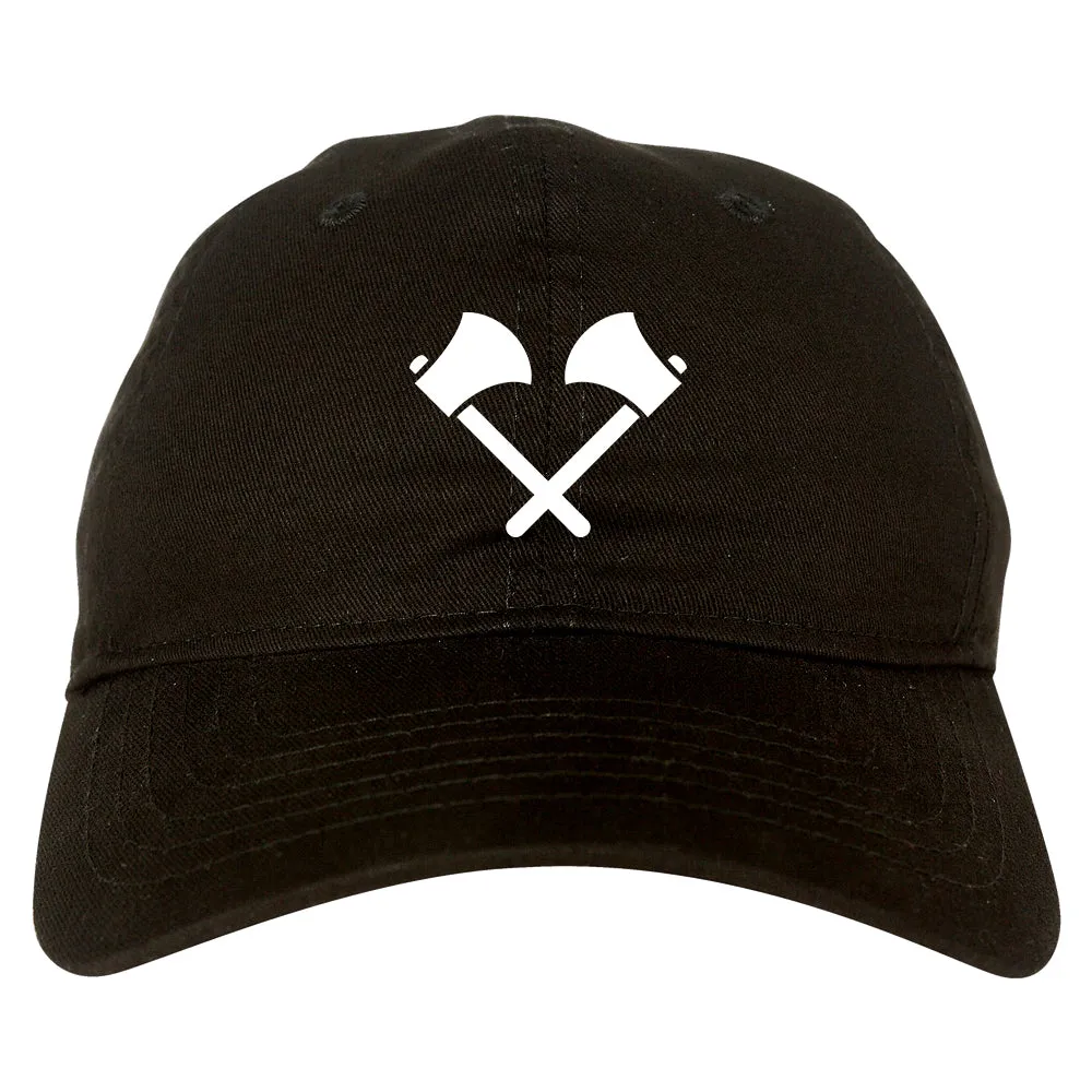 2 Ax Fireman Logo Mens Dad Hat Baseball Cap