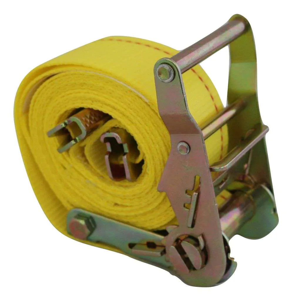 2" x 12 Ft Interior Van Ratchet E-Track Straps w/ Spring E Fittings | 500 PACK