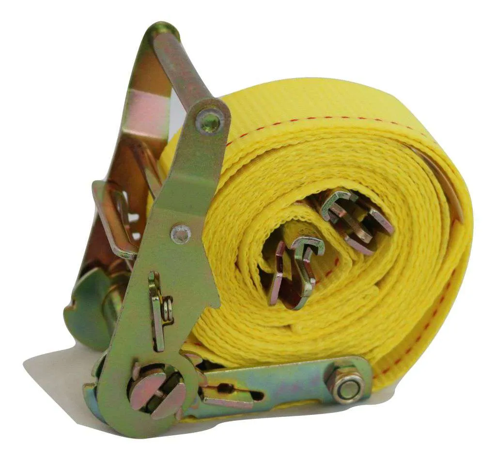 2" x 12 Ft Interior Van Ratchet E-Track Straps w/ Spring E Fittings | 500 PACK