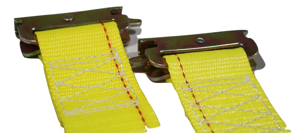 2" x 12 Ft Interior Van Ratchet E-Track Straps w/ Spring E Fittings | 500 PACK