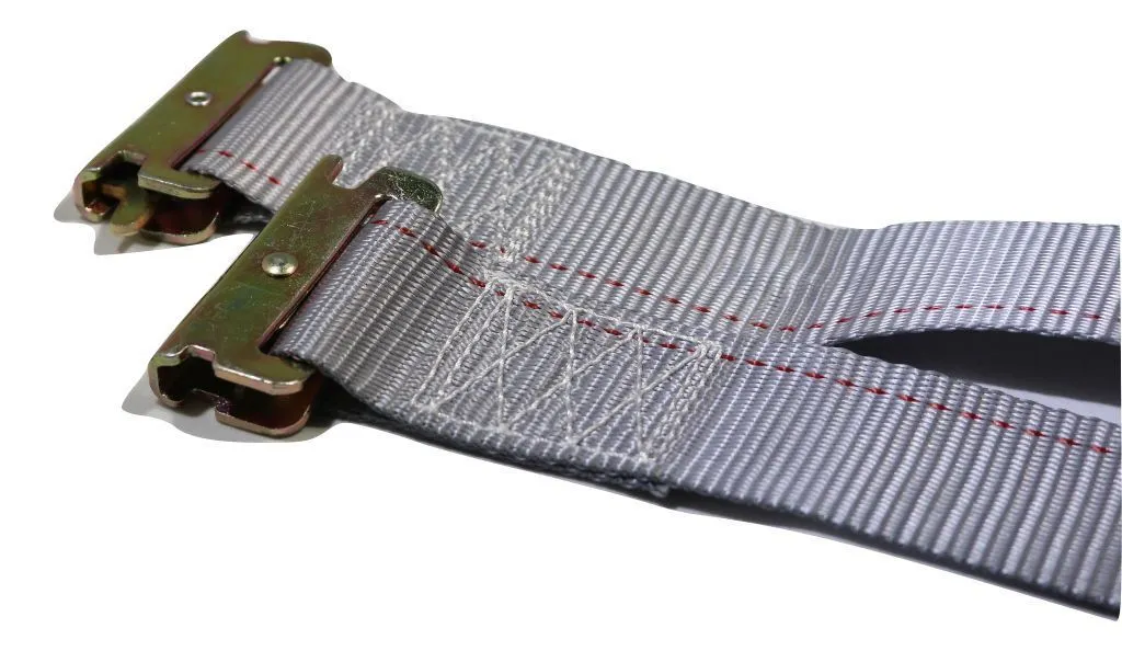 2"x 16 Ft Logistic Van Ratchet E-Track Straps w/ Spring E Fittings | 50 PACK