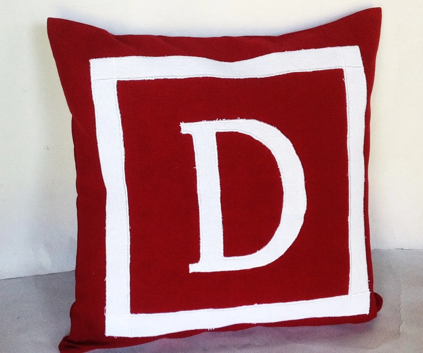 30% OFF Small Sqaure Pillows, Bedroom Decor, Maroon Personalized Monogram Pillow Cover, Maroon accent sofa pillows, 14x14 Pillows