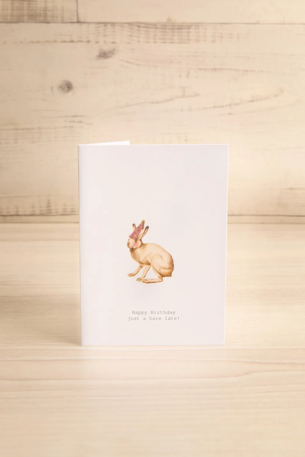 A Hare Late | Small Greeting Card