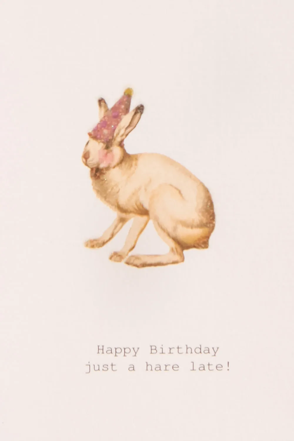 A Hare Late | Small Greeting Card