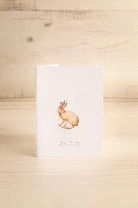 A Hare Late | Small Greeting Card
