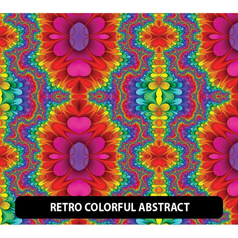 Abstract Patterned HTV (13.5" x 12")