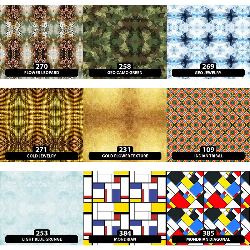 Abstract Patterned HTV (13.5" x 12")