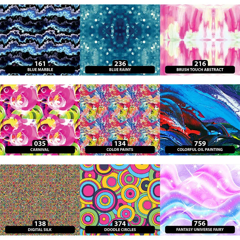 Abstract Patterned HTV (13.5" x 12")