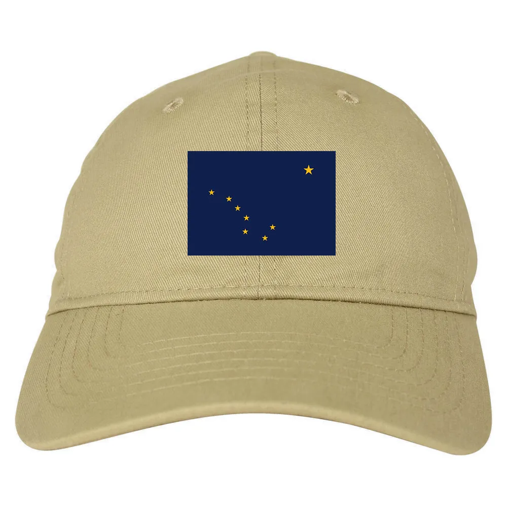 Alaska State Flag AK Chest Mens Dad Hat