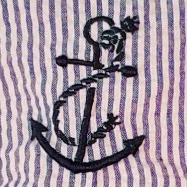 Anchor UPF 25  Seersucker Bucket Hat