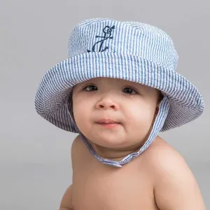 Anchor UPF 25  Seersucker Bucket Hat