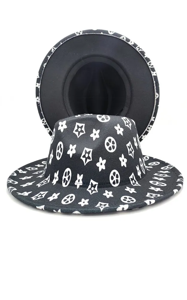 AT438 Pattern Style Fashion Fedora Hat