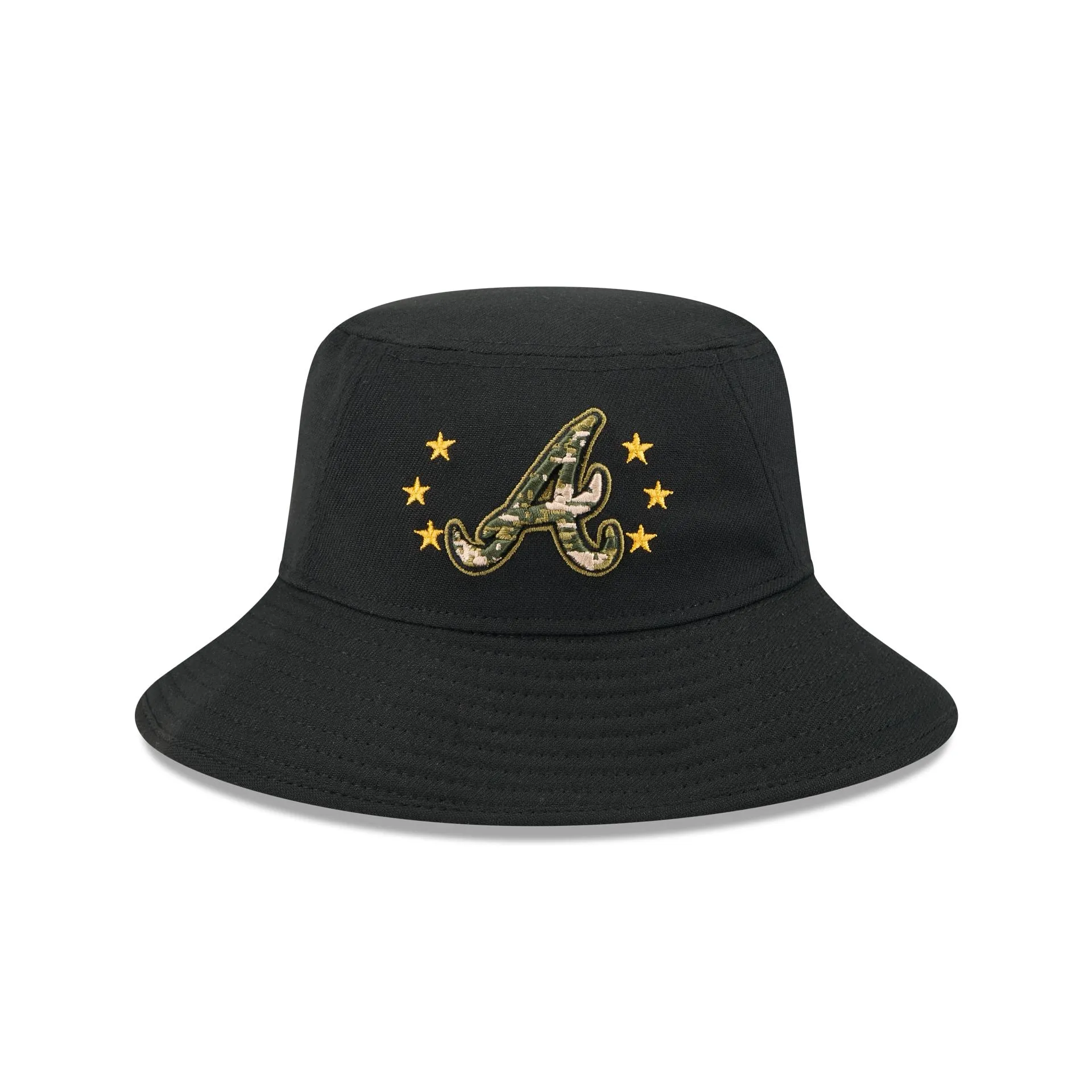 Atlanta Braves Armed Forces Day 2024 Stretch Bucket Hat