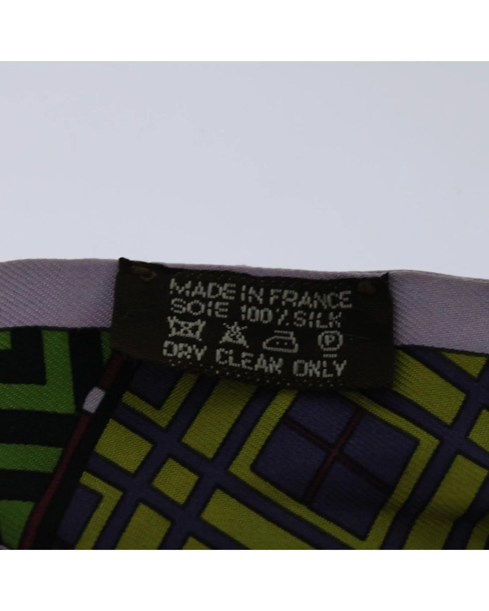 Authentic Blue Purple Hermes Silk Pleated Twilly Scarf Set