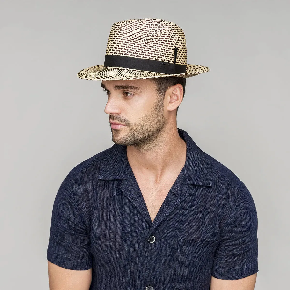 Bailey Hernen Genuine Panama Straw Fedora