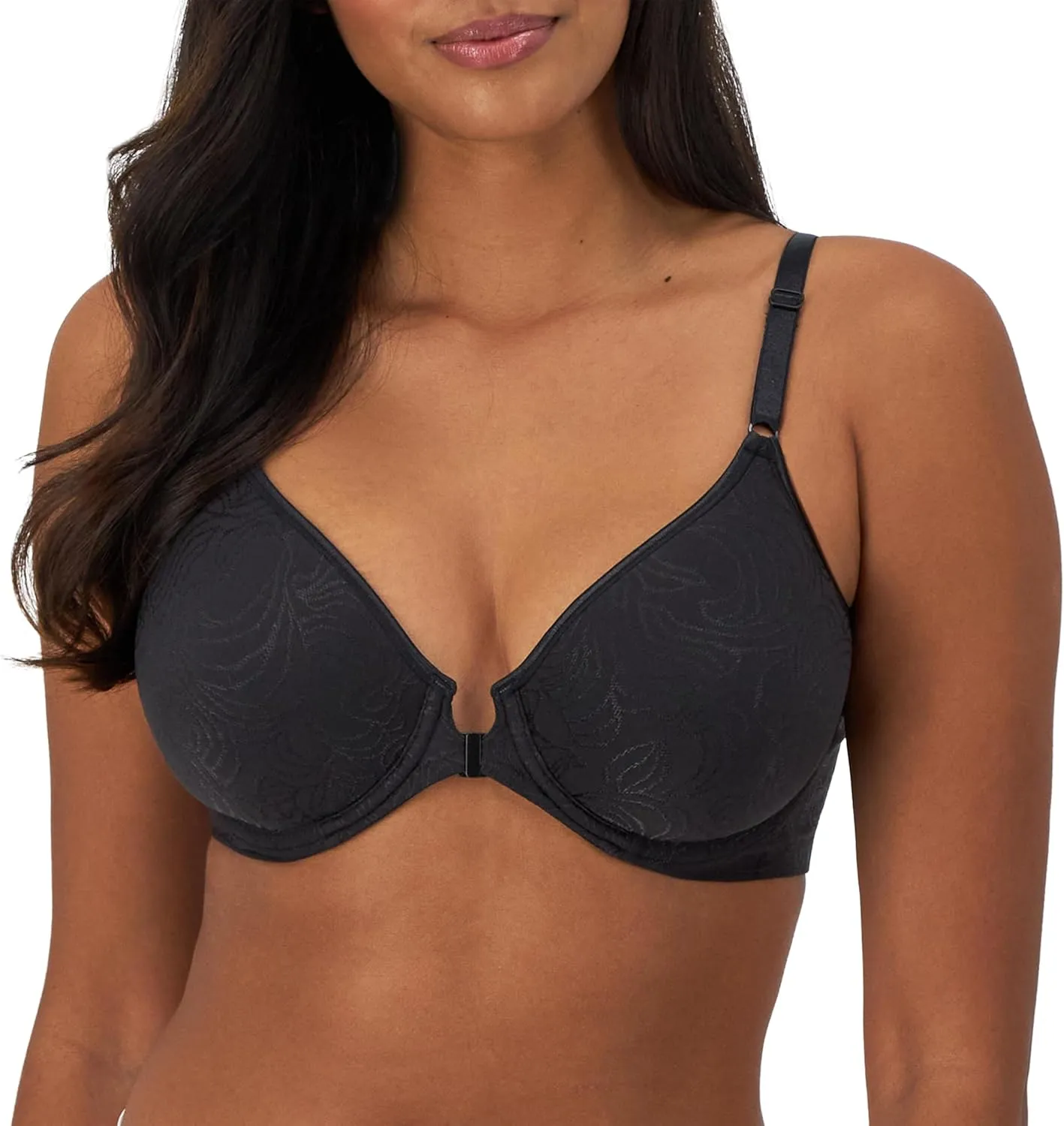 Bali Women's Underwire Shaping Bra, Comfort Revolution T-shirt Bra, Front-close Bra
