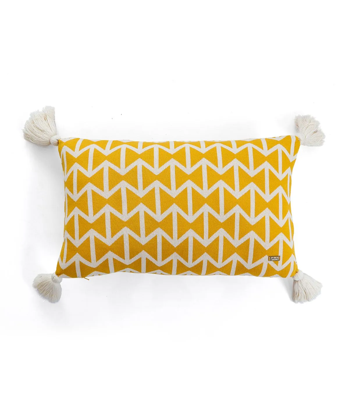 Beatrice Cotton Knitted Decorative Twenty Olive & Natural Color 12 x 20 Inches Pillow Covers