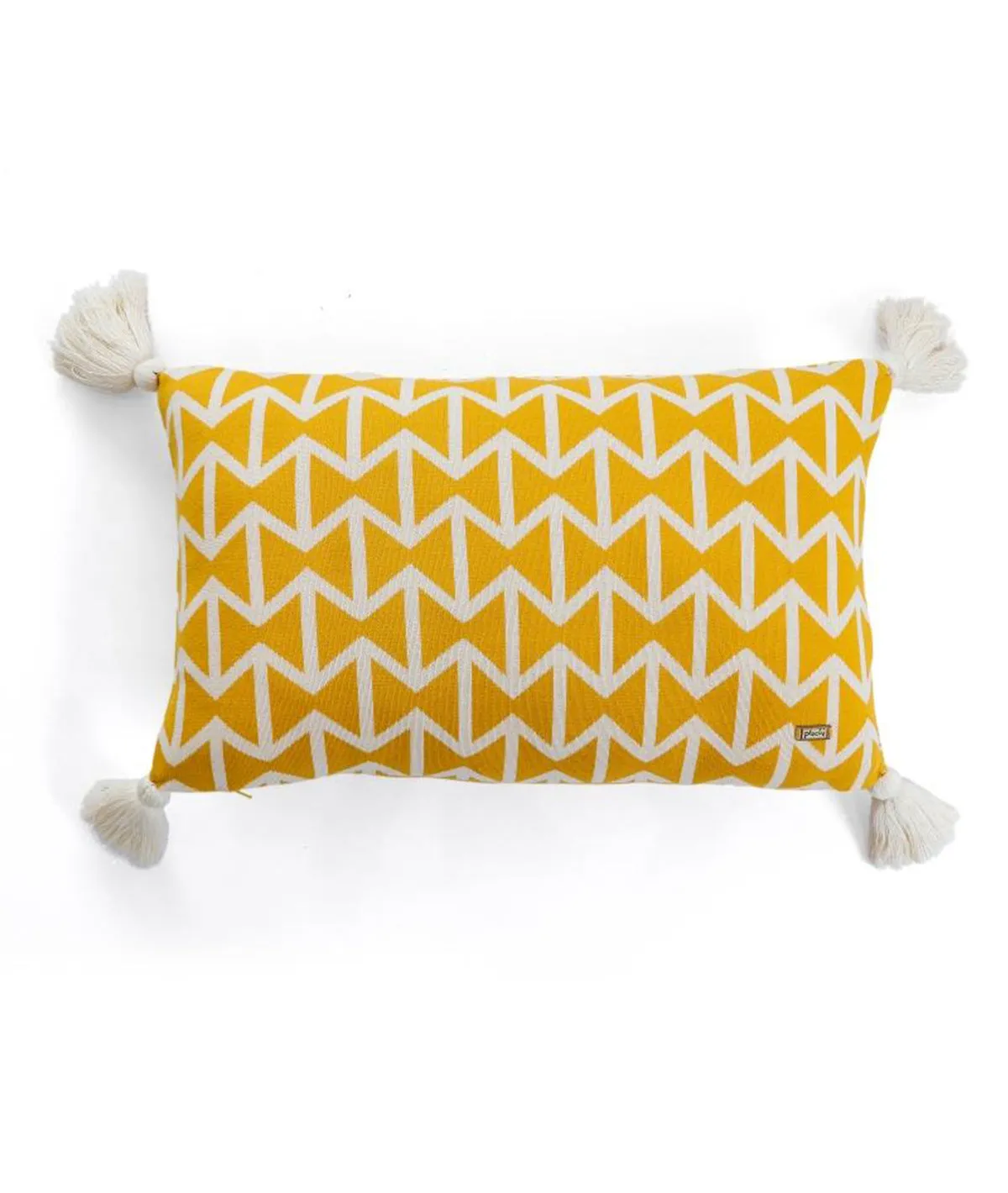 Beatrice Cotton Knitted Decorative Twenty Olive & Natural Color 12 x 20 Inches Pillow Covers