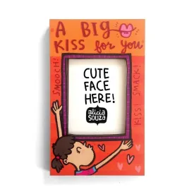 Big Kiss! Refrigerator Magnetic Frame SMALL