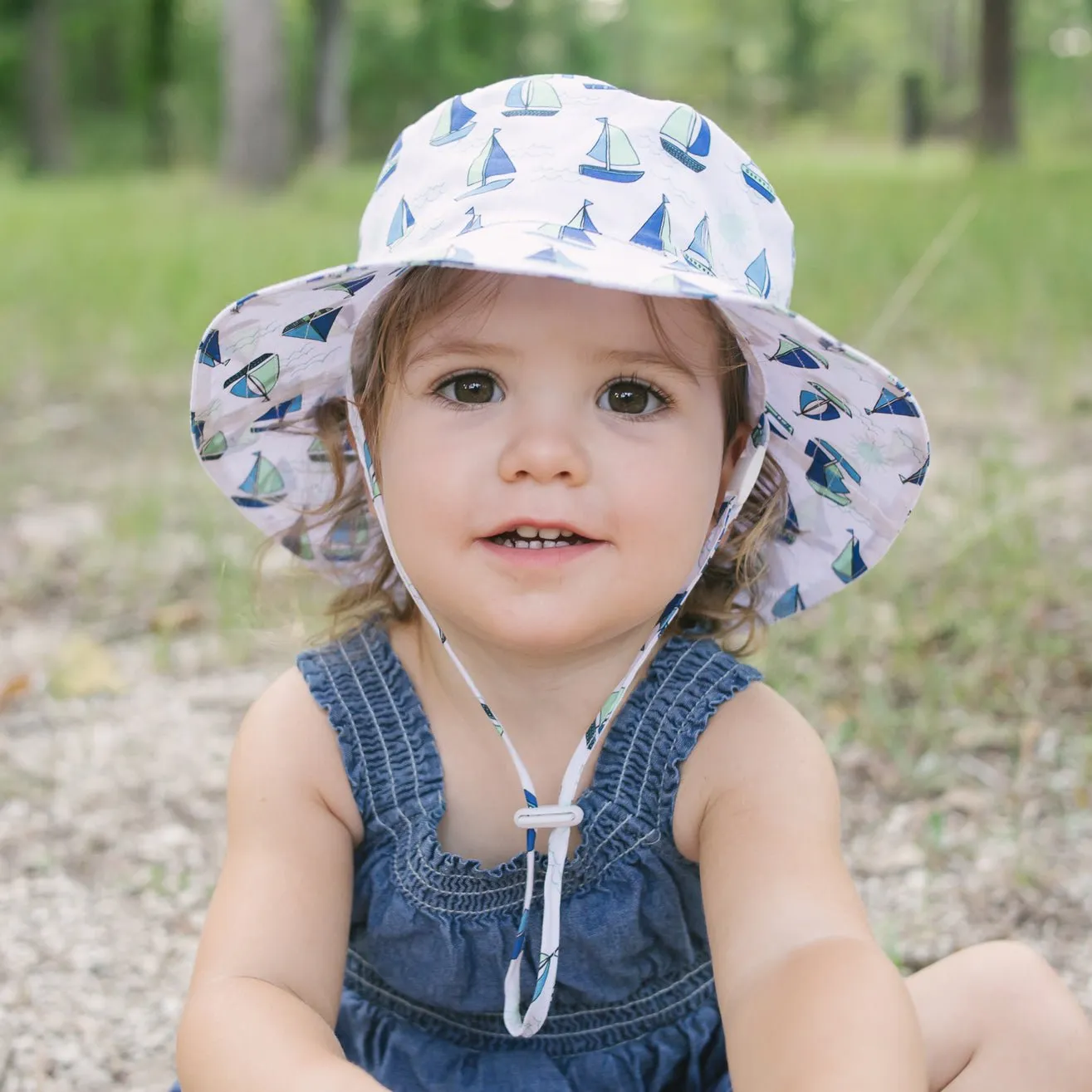 Boating Bucket Hat UPF 50  with Adjustable Breakaway Strap