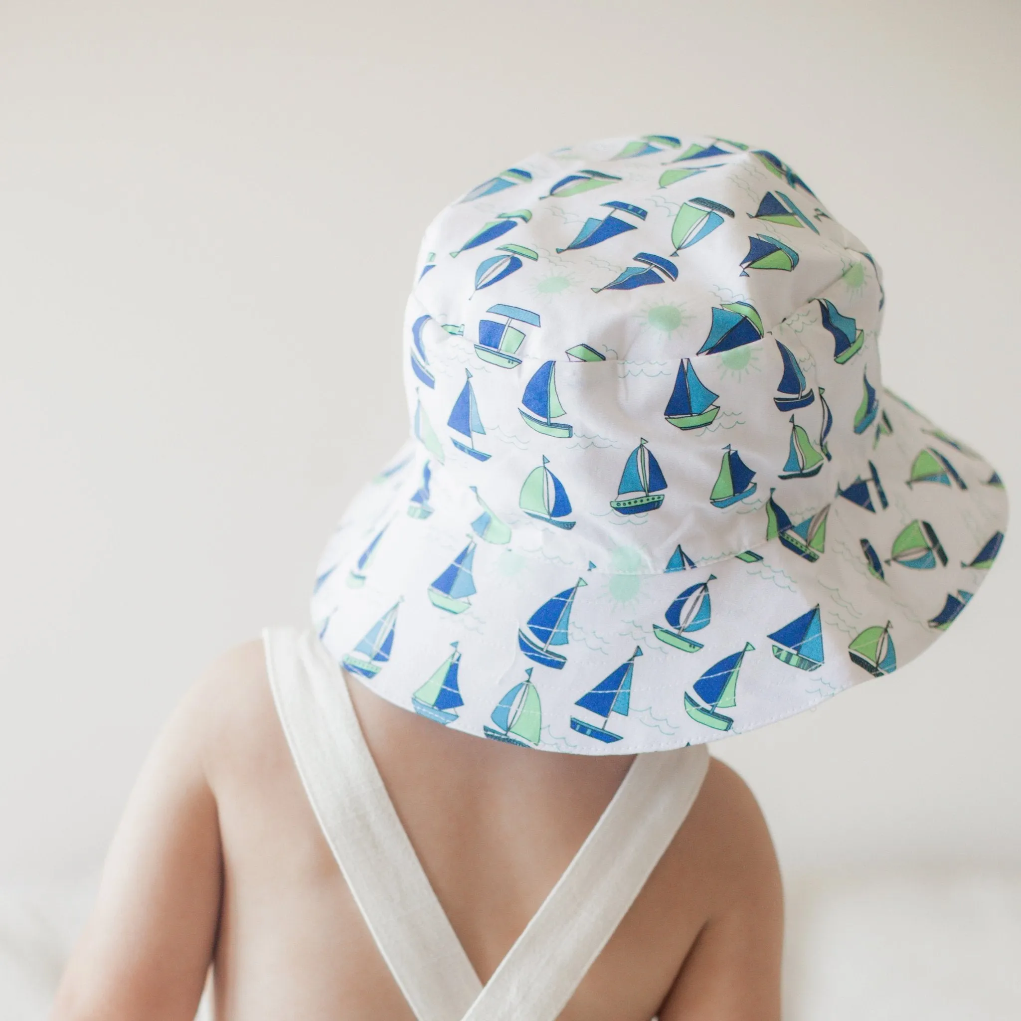 Boating Bucket Hat UPF 50  with Adjustable Breakaway Strap