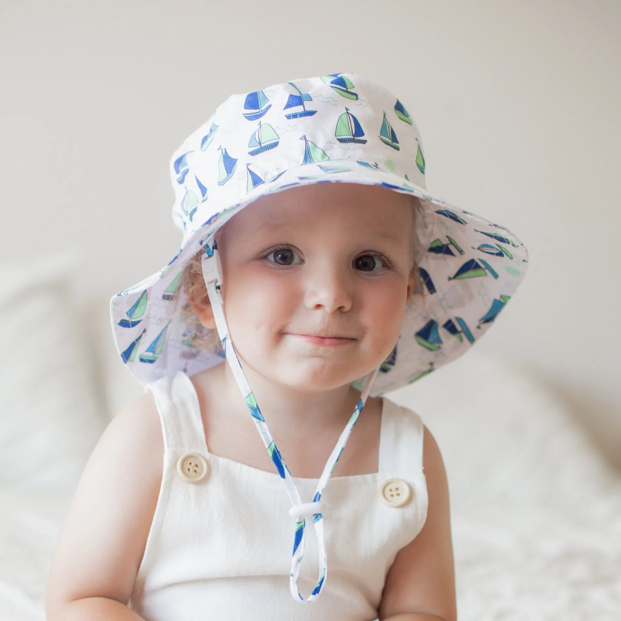 Boating Bucket Hat UPF 50  with Adjustable Breakaway Strap