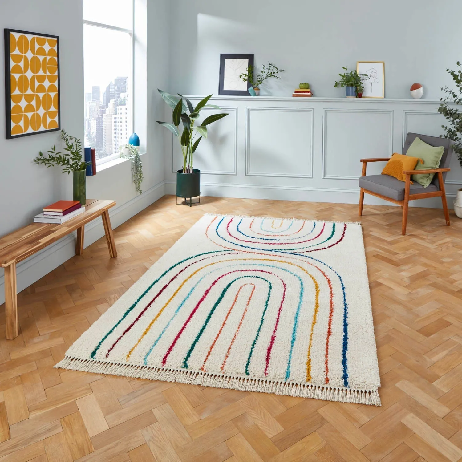 Boho C443 Multi Rug