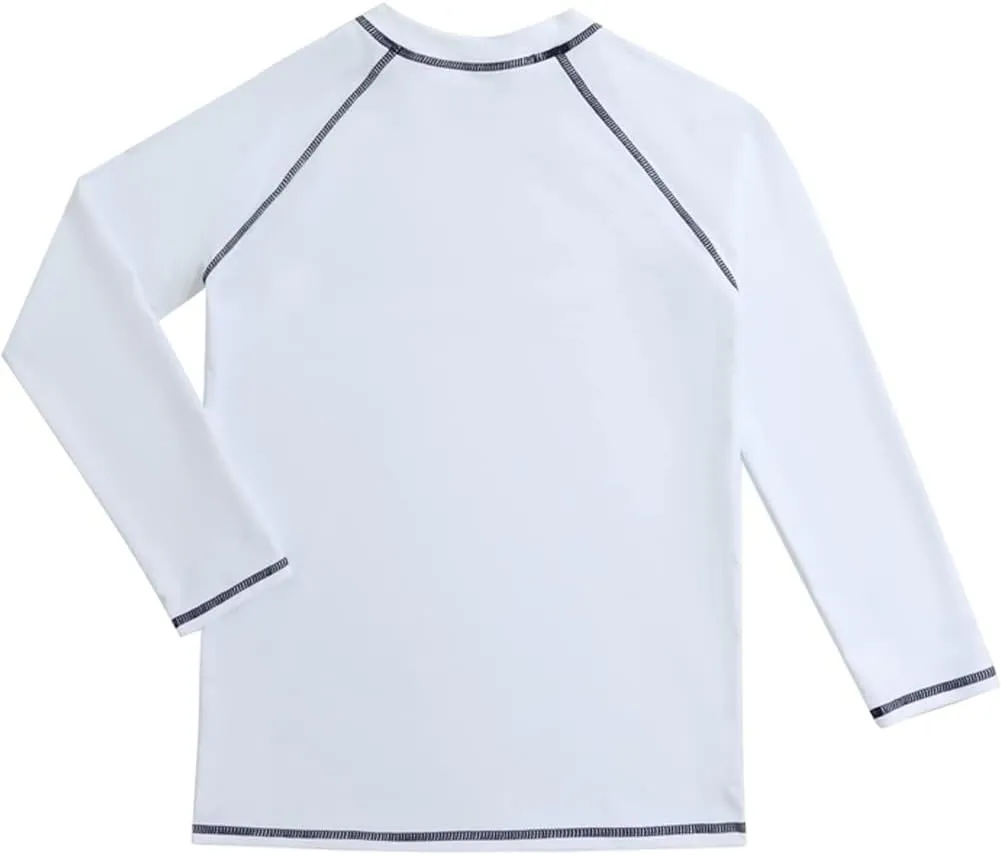 Boys' Long Sleeve Rashguard Swim Shirt Kids Toddler Swimwear Surf Tops UPF 50  Sun Protection