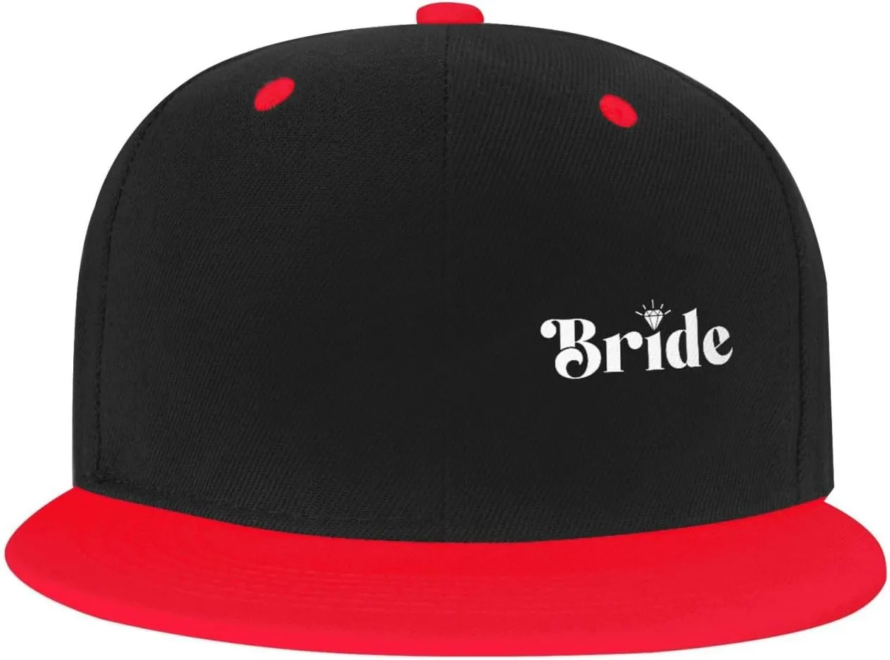 Bride Hat Funny Snapback Flat Brim Bill Hip Hop Baseball Cap Women Men Gift
