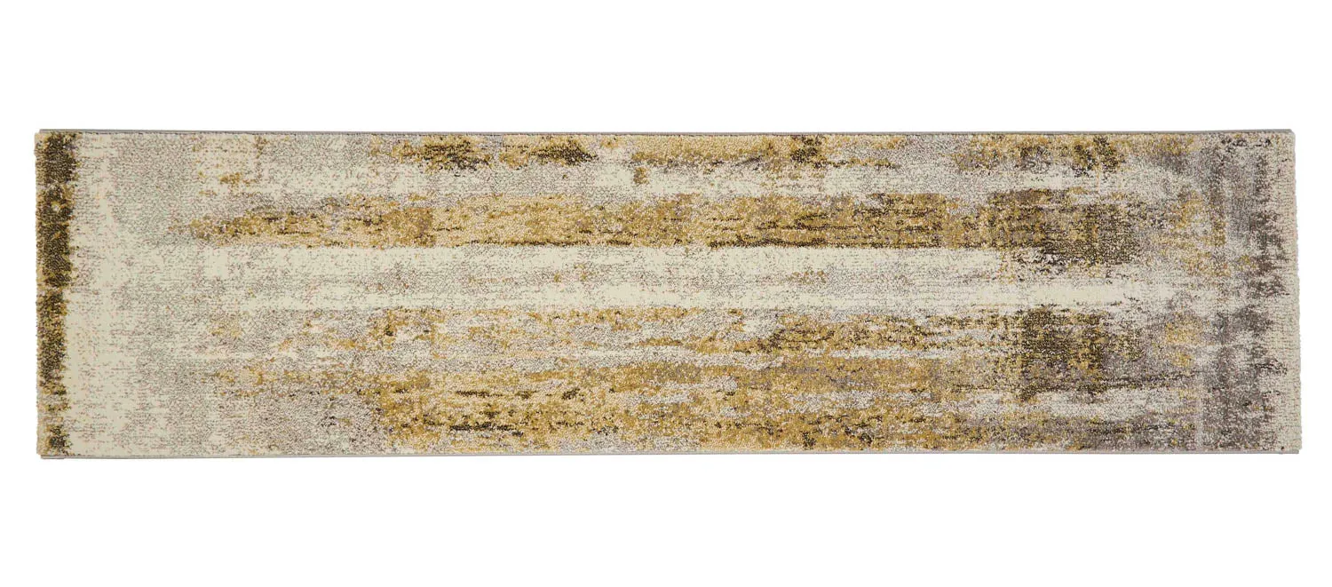 Brooklyn 8595 Ivory/Yellow Runner (60cm x 230cm)