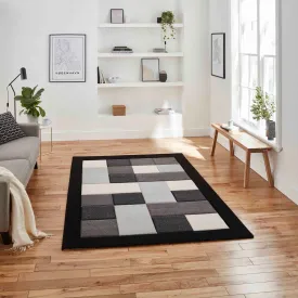 Brooklyn BRK04 Black/Grey Rug