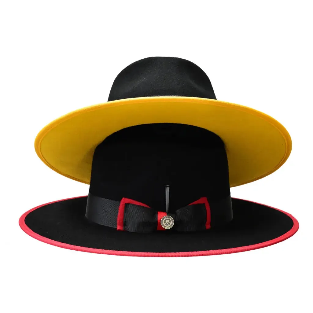 Bruno Capelo Cleveland Wide Brim Wool Fedora