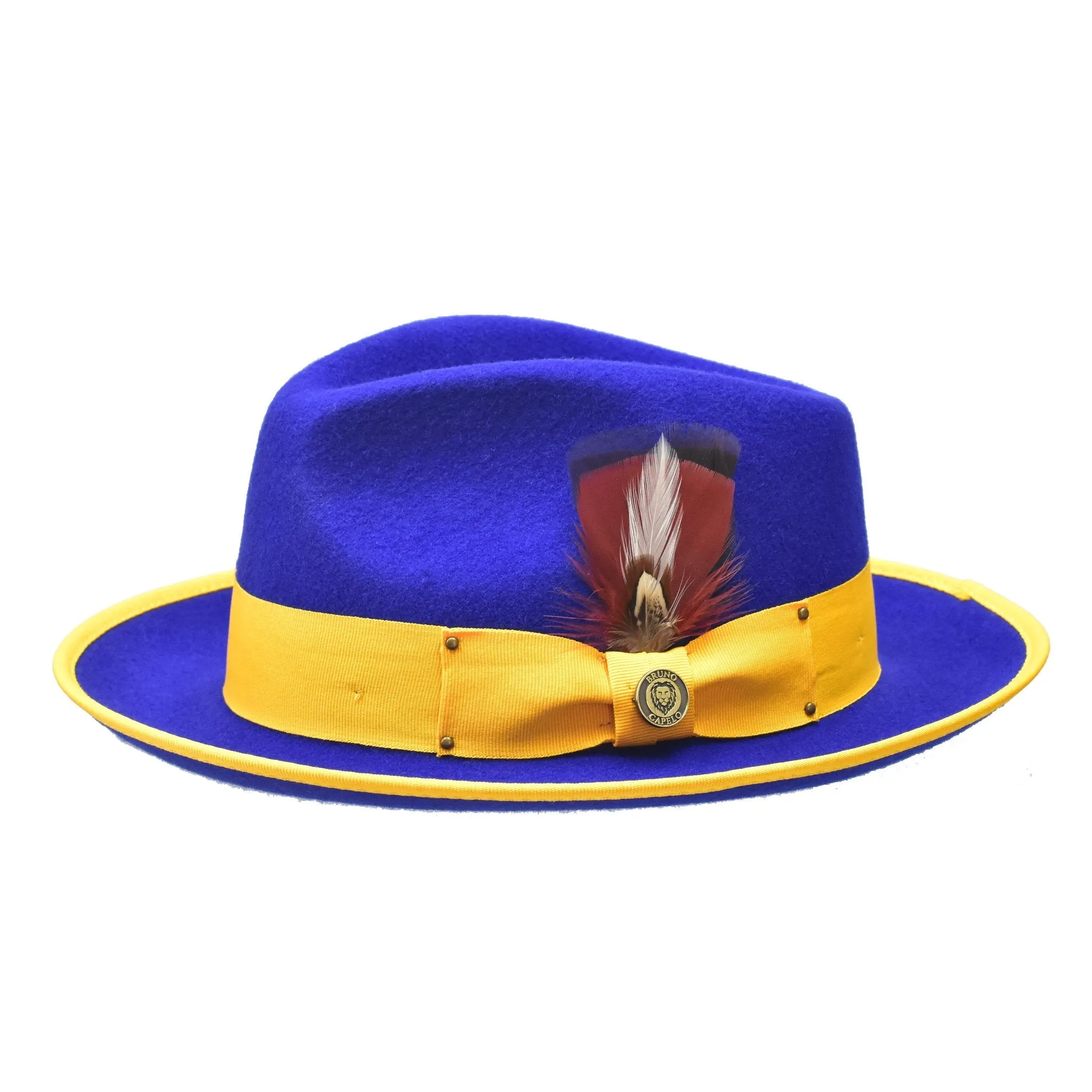Bruno Capelo Lorenzo Pinch Front Wool Fedora