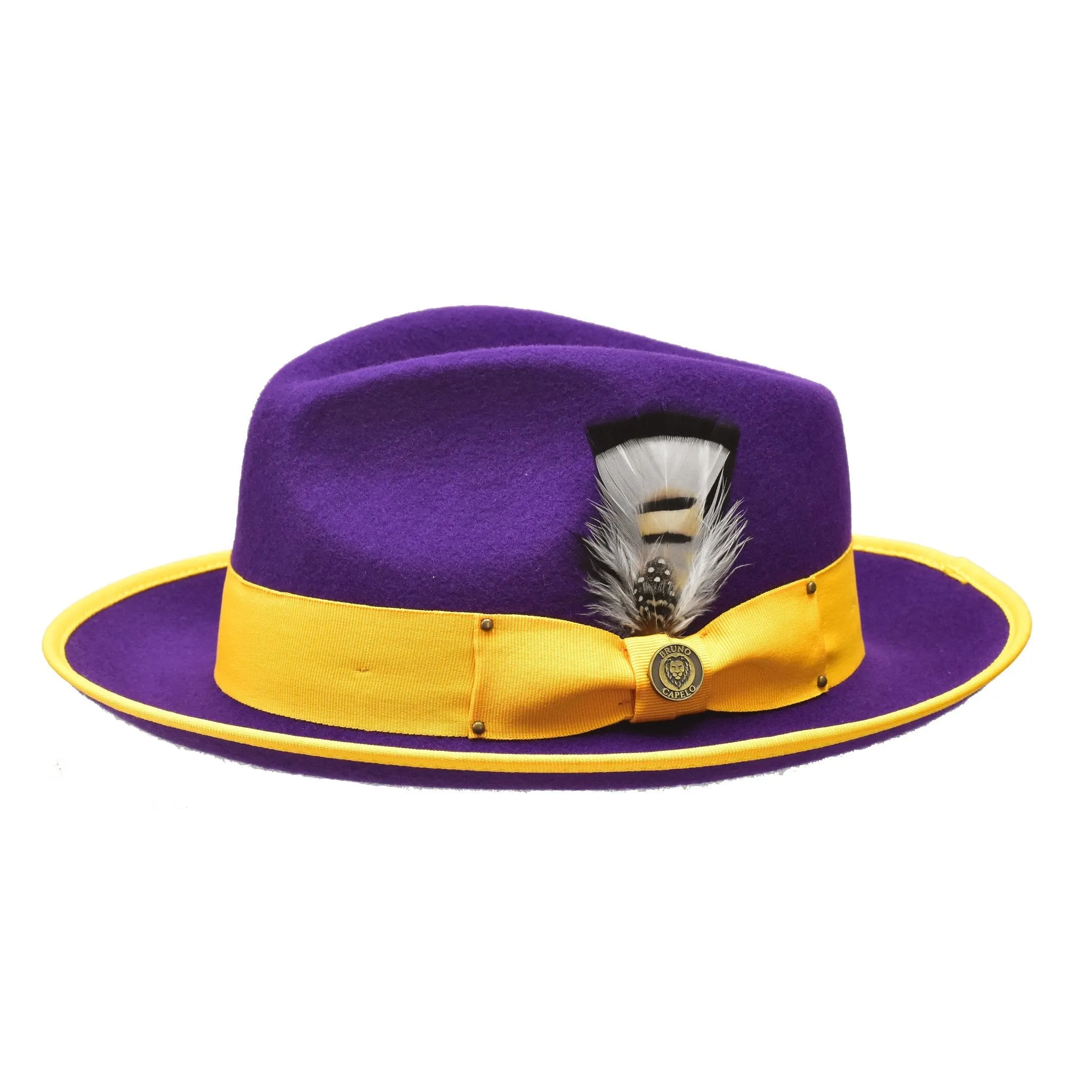 Bruno Capelo Lorenzo Pinch Front Wool Fedora