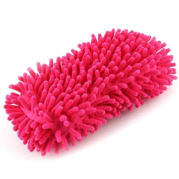 Car Hand Soft Towel Microfiber Chenille Washing Gloves Coral Fleece Gloves Auto