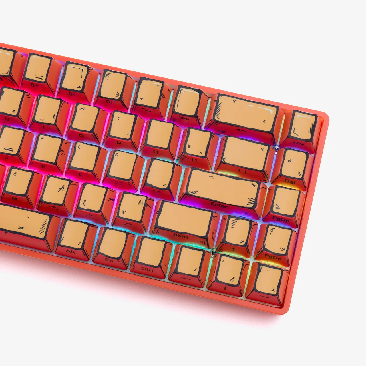 CELSHADE 68 Keycaps Set - ORANGE