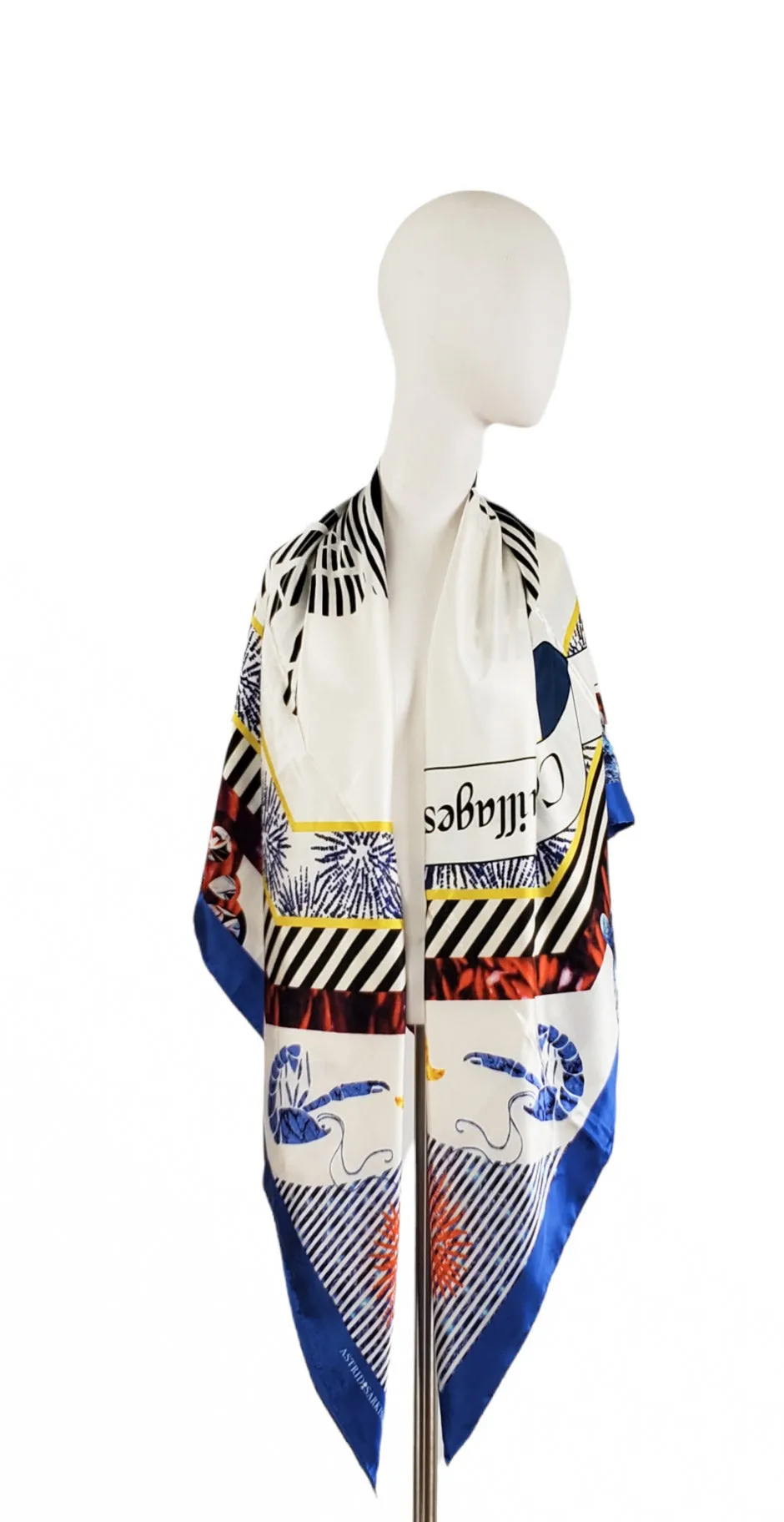 Crabe Silk Scarf