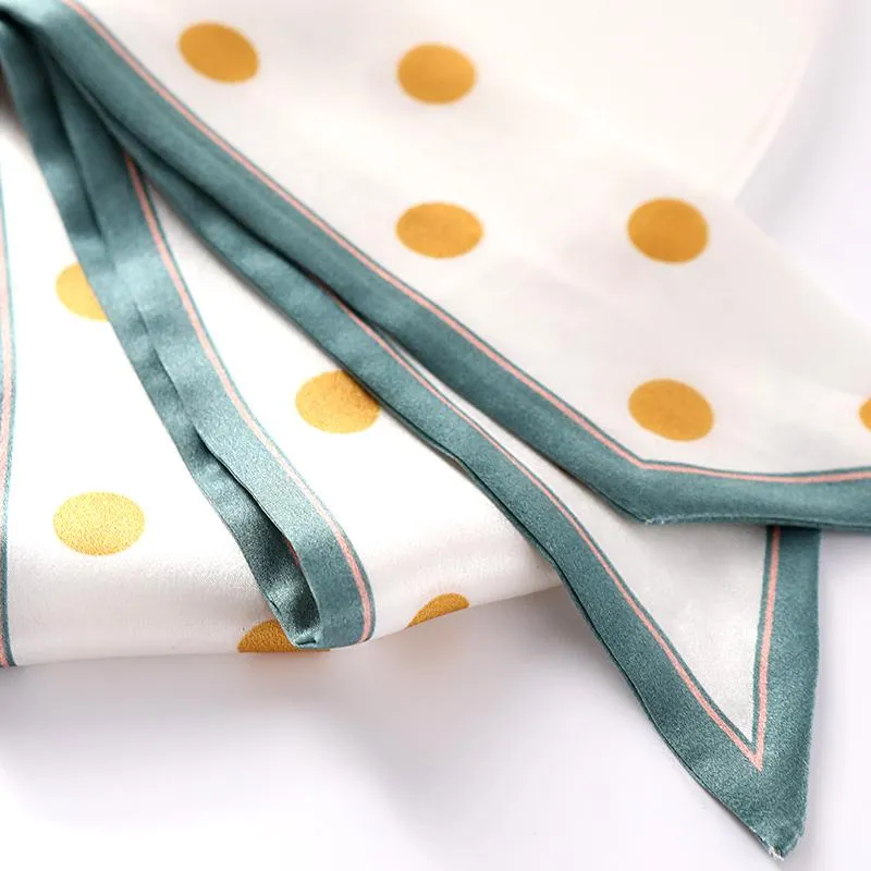 Cute Skinny Double Layer Silk Scarf Silk Ribbon
