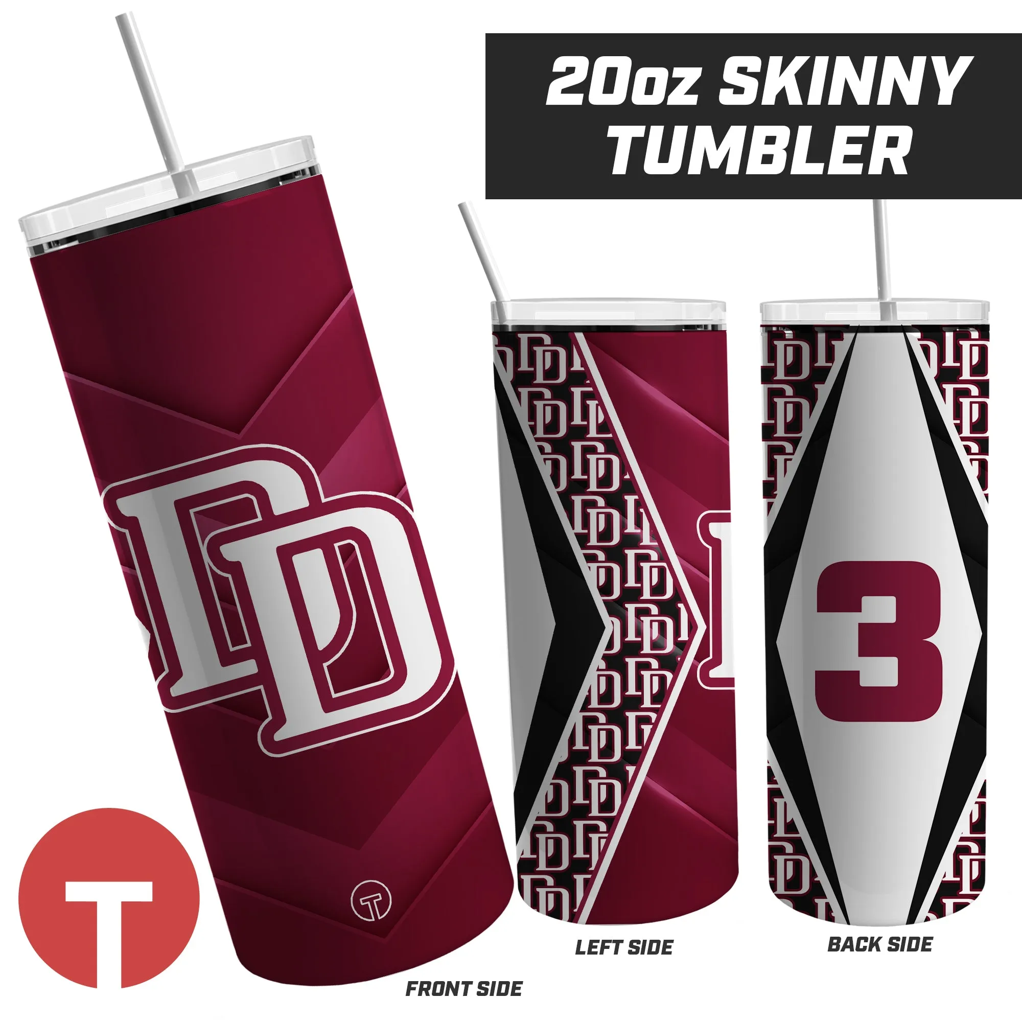 Dirt Donkeys - 20oz Skinny Tumbler