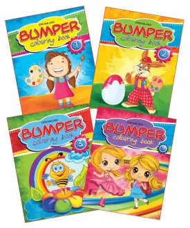 Dreamland Publications Bumper Coloring Books- (4 Titles)