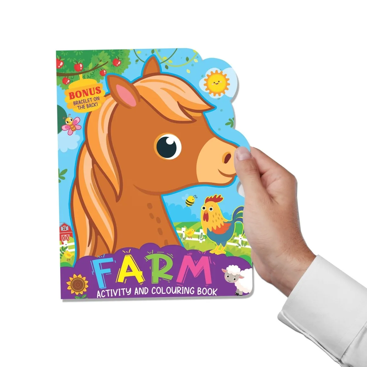 Dreamland Publications Die-cut Activity And Colouring Books Pack- A Pack of 4 Books