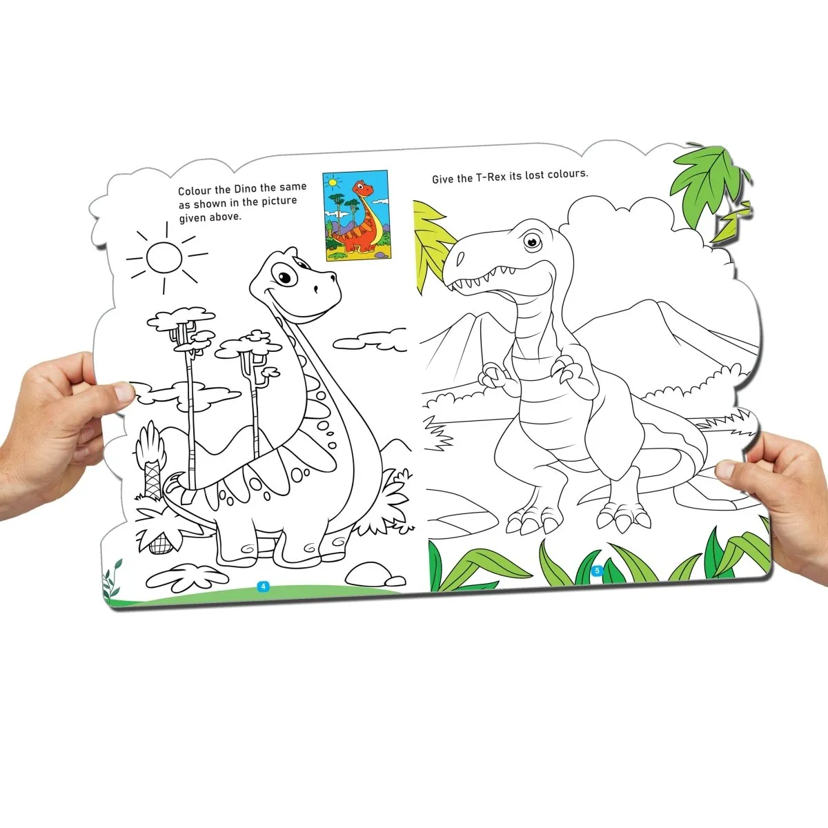 Dreamland Publications Die-cut Activity And Colouring Books Pack- A Pack of 4 Books