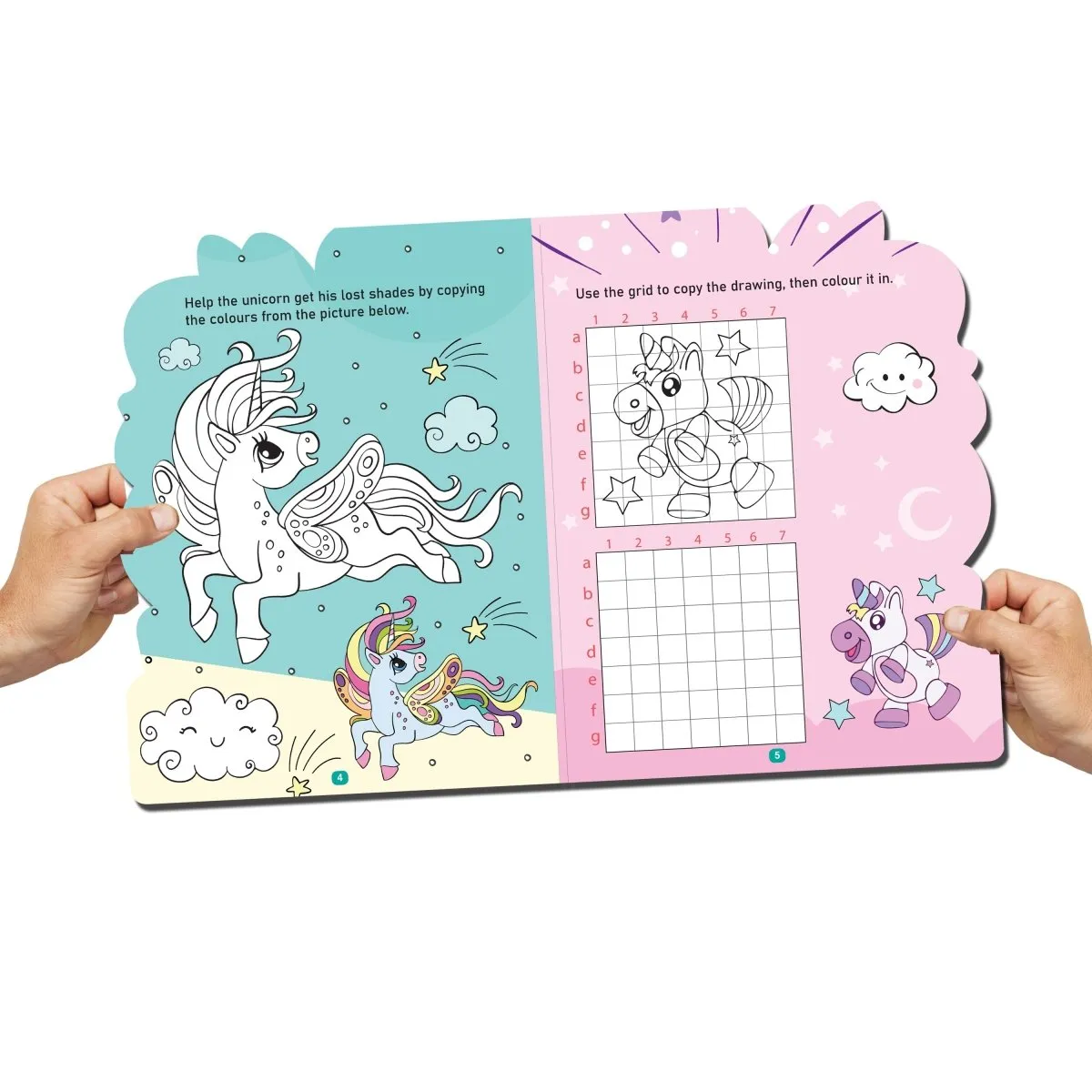 Dreamland Publications Die-cut Activity And Colouring Books Pack- A Pack of 4 Books