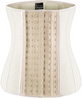 ECOWALSON Waist Trainer for Women Corset Cincher Body Shaper Girdle Trimmer with Steel Bones Extender
