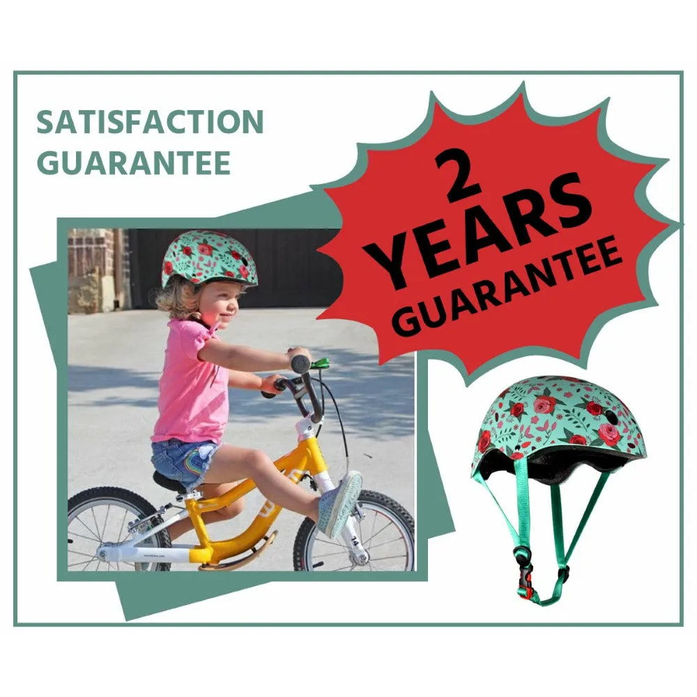 Floral Kids Bike Helmet